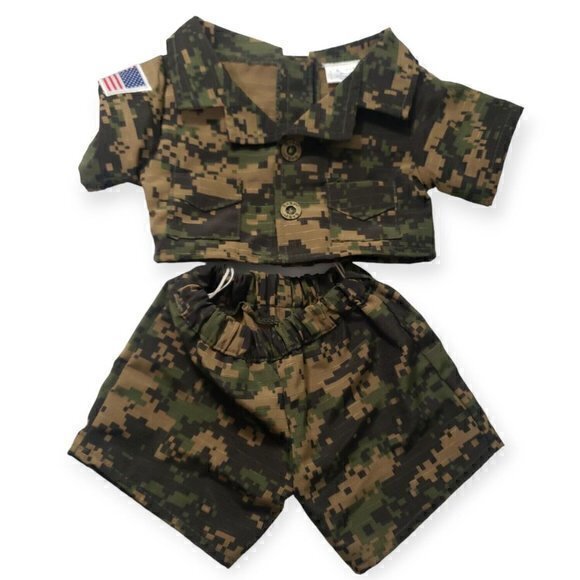 Build-A Bear BAB CLOTHES LOT Clothing Outfits Army Military Cheerleader Football - Picture 6 of 6